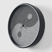 陰陽ミュージックノート 壁時計 (傾斜)