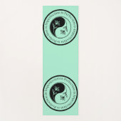 陰陽ミントグリーントレーニング、ピラティス ヨガマット (正面)