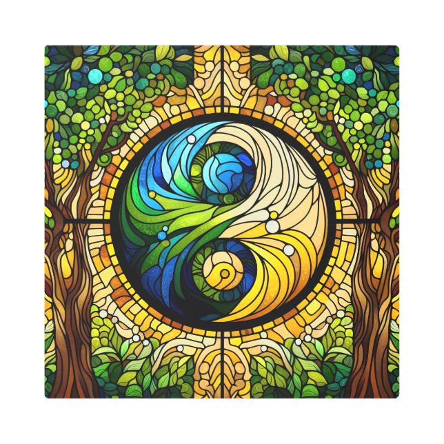 陰陽メタルアート メタルプリント (正面)