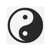 陰陽メタルウォールアートデコール