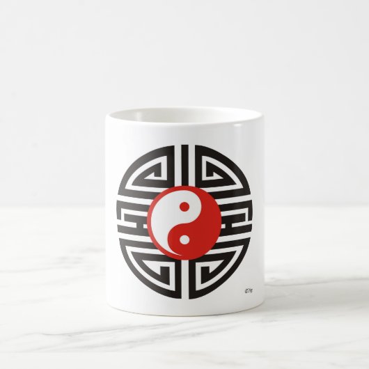 陰陽ヤントラタトゥー コーヒーマグカップ (中央)