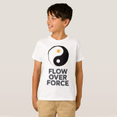 陰陽ヨガランスアパレル Flow Over Force _2  Tシャツ (正面フル)