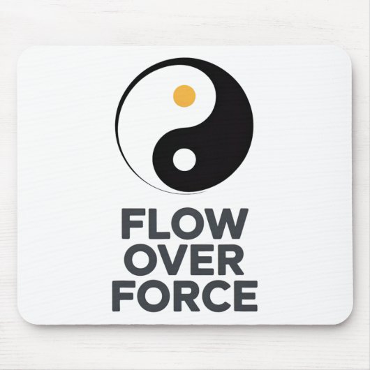 陰陽ヨガランスウェア Flow Over Force _2 マウスパッド (正面)