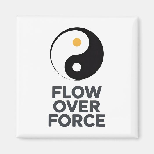 陰陽ヨガランスウェア Flow Over Force _2 マグネット (正面)