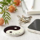 陰陽ヨガ キーホルダー (側面)