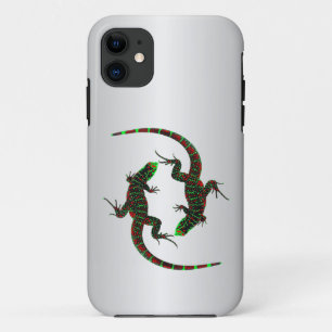 陰陽リザードシルバー iPhone 11 ケース