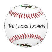 陰陽リザードチーム 野球ボール (裏面)