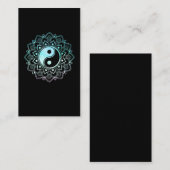 陰陽ロータスマンダラスピリチュアル霊気マスター 名刺 (正面/裏面)