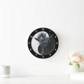 陰陽中国のドラゴンウォールクロック ラウンド壁時計 (ホーム)