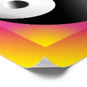 陰陽中国の記号 ポスター (角)