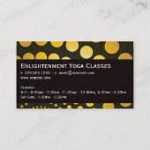 陰陽仲介ロゴ | ヨガ 名刺 (裏面)