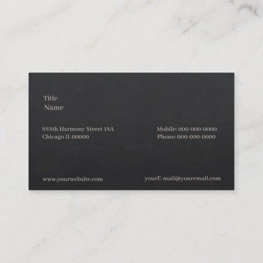 陰陽名刺 名刺 (裏面)