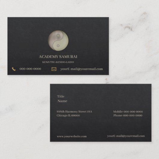 陰陽名刺 名刺 (正面/裏面)