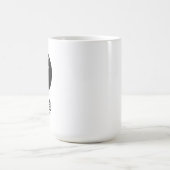 陰陽和の日本デザイン コーヒーマグカップ (中央)