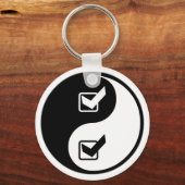 陰陽品質保証エンジニアリング キーホルダー (正面)