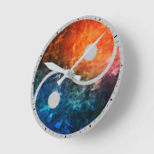 陰陽壁時計 ラウンド壁時計 (傾斜)