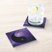 陰陽夜空 ガラスコースター (アングル)