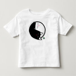 陰陽子猫 トドラーTシャツ