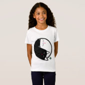陰陽子猫 Tシャツ (正面フル)