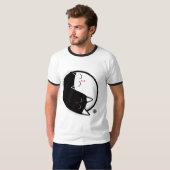 陰陽子猫 Tシャツ (正面フル)