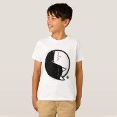 陰陽子猫 Tシャツ (正面フル)