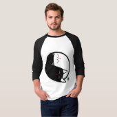 陰陽子猫 Tシャツ (正面フル)