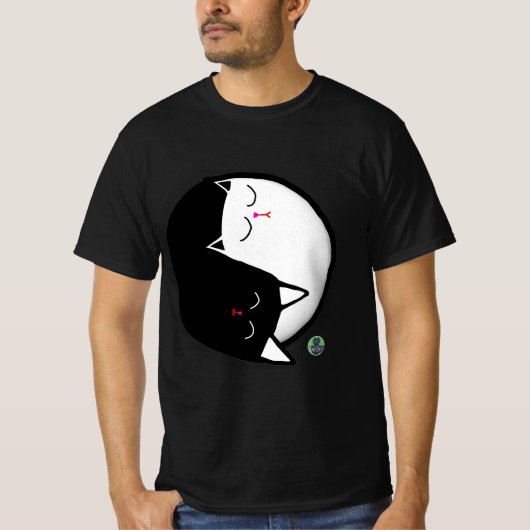 陰陽子猫 Tシャツ (正面)
