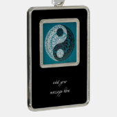 陰陽挿入 シルバープレートフレームオーナメント (右)