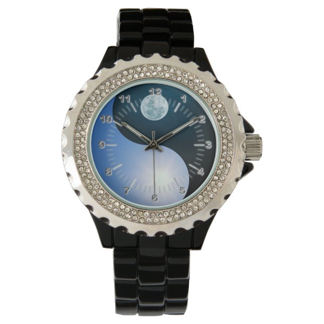 陰陽昼夜 腕時計 (正面)