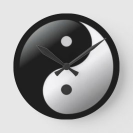 陰陽時計 ラウンド壁時計