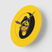 陰陽時計 ラウンド壁時計 (傾斜)