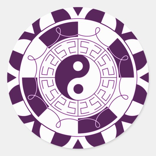 陰陽曼荼羅 ラウンドシール (正面)