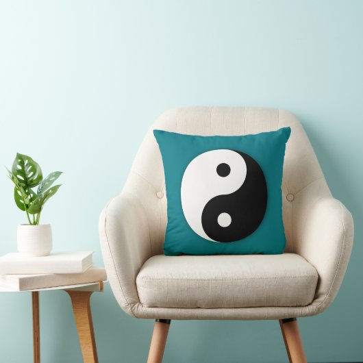 陰陽枕 – ティール(緑がかった色) クッション (椅子)