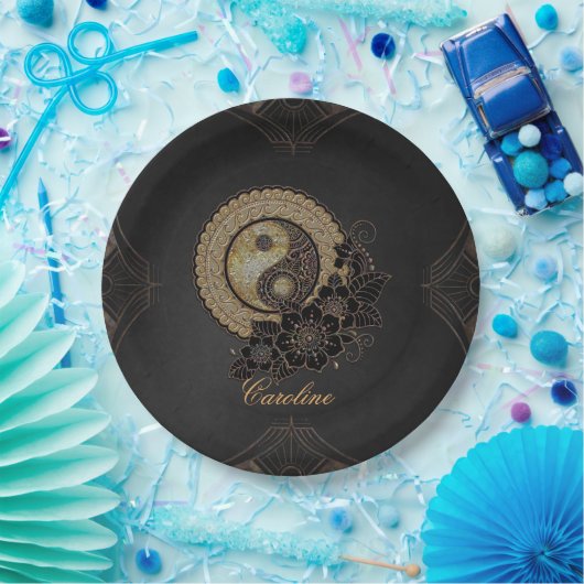 陰陽残高を表す記号 ペーパープレート (パーティー)