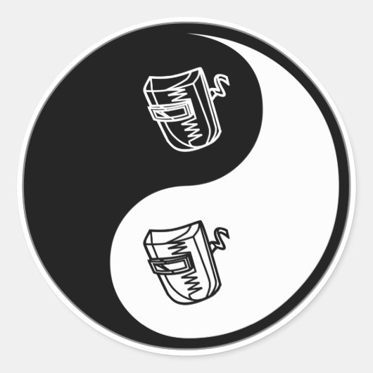 陰陽溶接 ラウンドシール (正面)