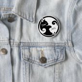 陰陽猫ボタン 缶バッジ (インサイチュ)