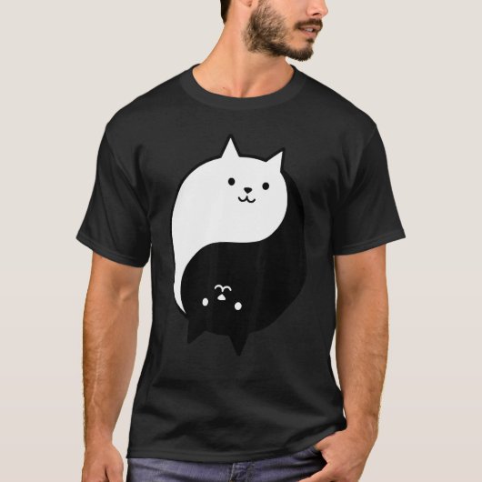 陰陽猫 1 Tシャツ (正面)