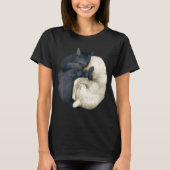 陰陽猫 2 Tシャツ (正面)