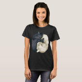 陰陽猫 2 Tシャツ (正面フル)