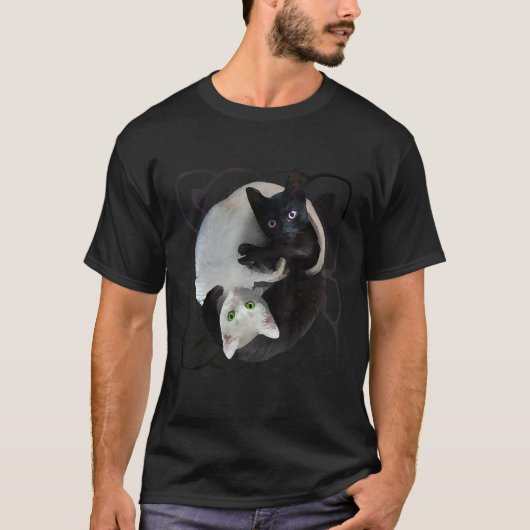 陰陽猫 Tシャツ (正面)