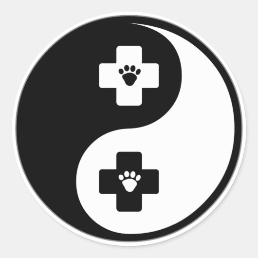 陰陽獣医学 ラウンドシール (正面)