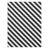 陰陽白黒ロータスブロッサム テーブルクロス (正面)