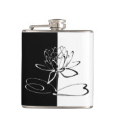 陰陽白黒ロータスブロッサム フラスク (正面)