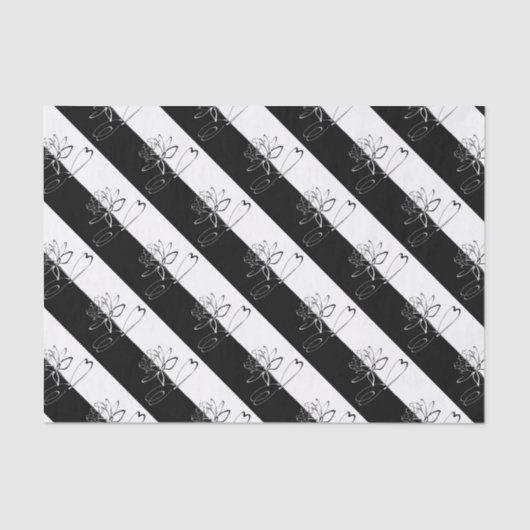 陰陽白黒ロータスブロッサム 薄葉紙 (正面)