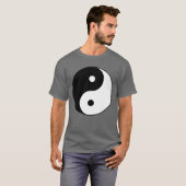 陰陽白黒記号 Tシャツ (正面フル)