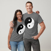 陰陽白黒記号 Tシャツ (ユニセックス)