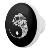 陰陽盆栽仏日本の教禅 セラミックノブ (右)