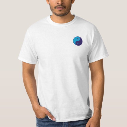 陰陽禅禅定灯 Tシャツ (正面)