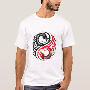 陰陽竜Tシャツ Tシャツ