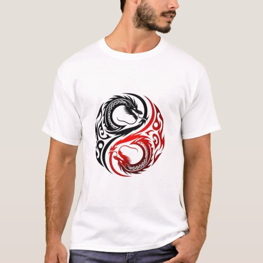 陰陽竜Tシャツ Tシャツ (正面)